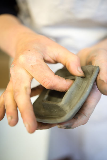 Fleen Doran, working at the school where she takes a weekend class, 2016